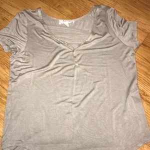 2 FOR PRICE OF 1!!! Olive green shirt & grey shirt